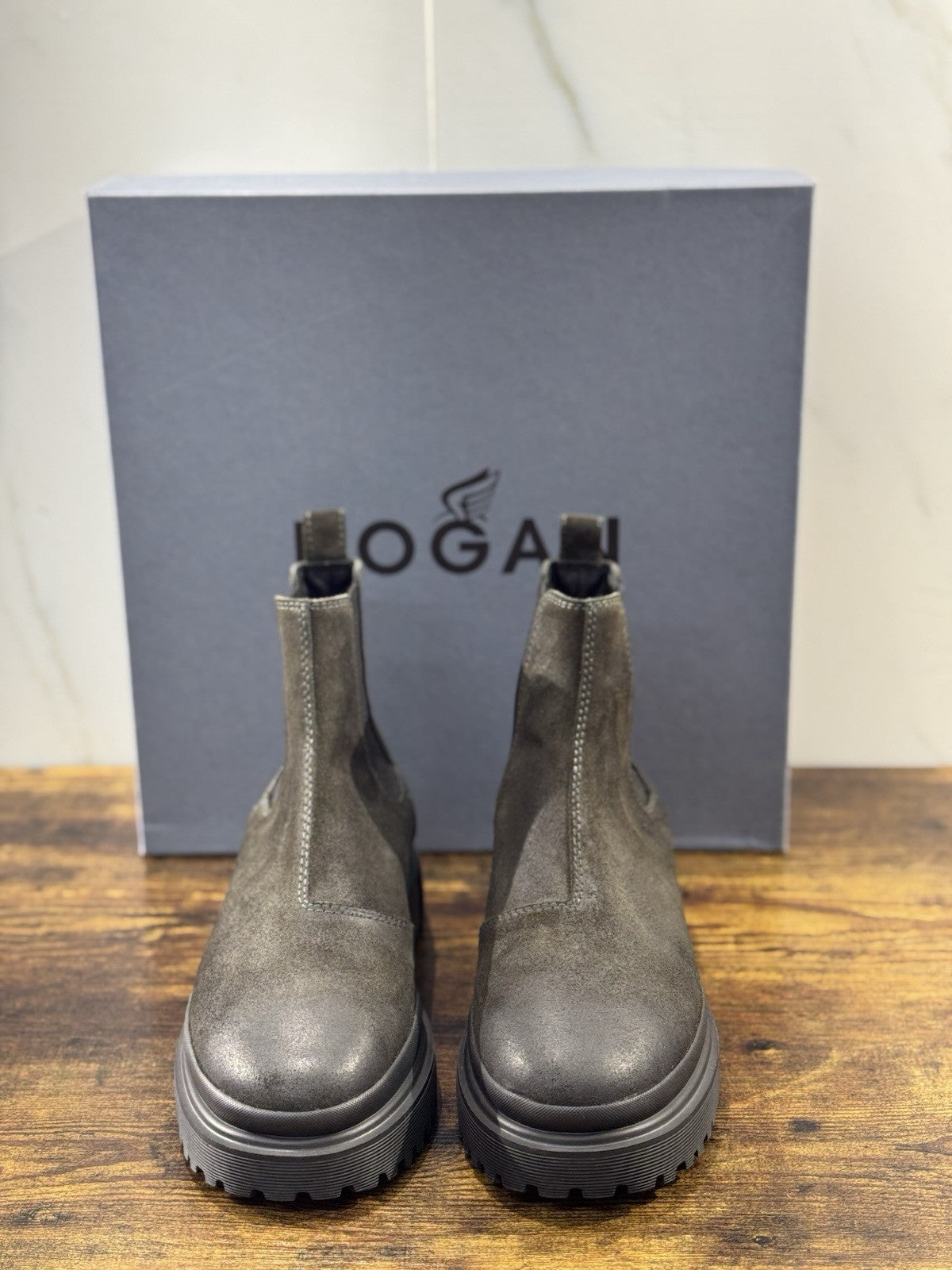 Hogan H629  Chelsea Boot Uomo Suede   Extra Light Casual Hogan Boot Men 40.5