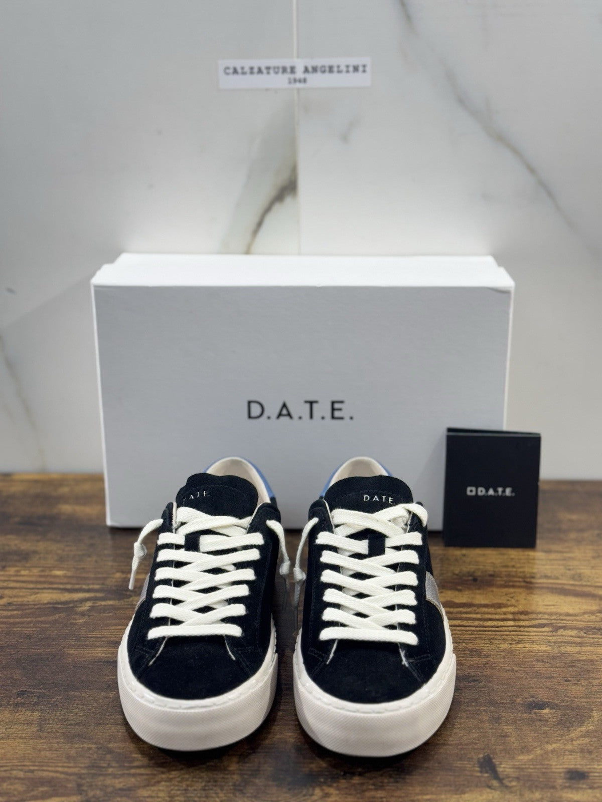 D.A.T.E Hill Low Donna   sneaker Pelle Used Black  Casual Shoes 36