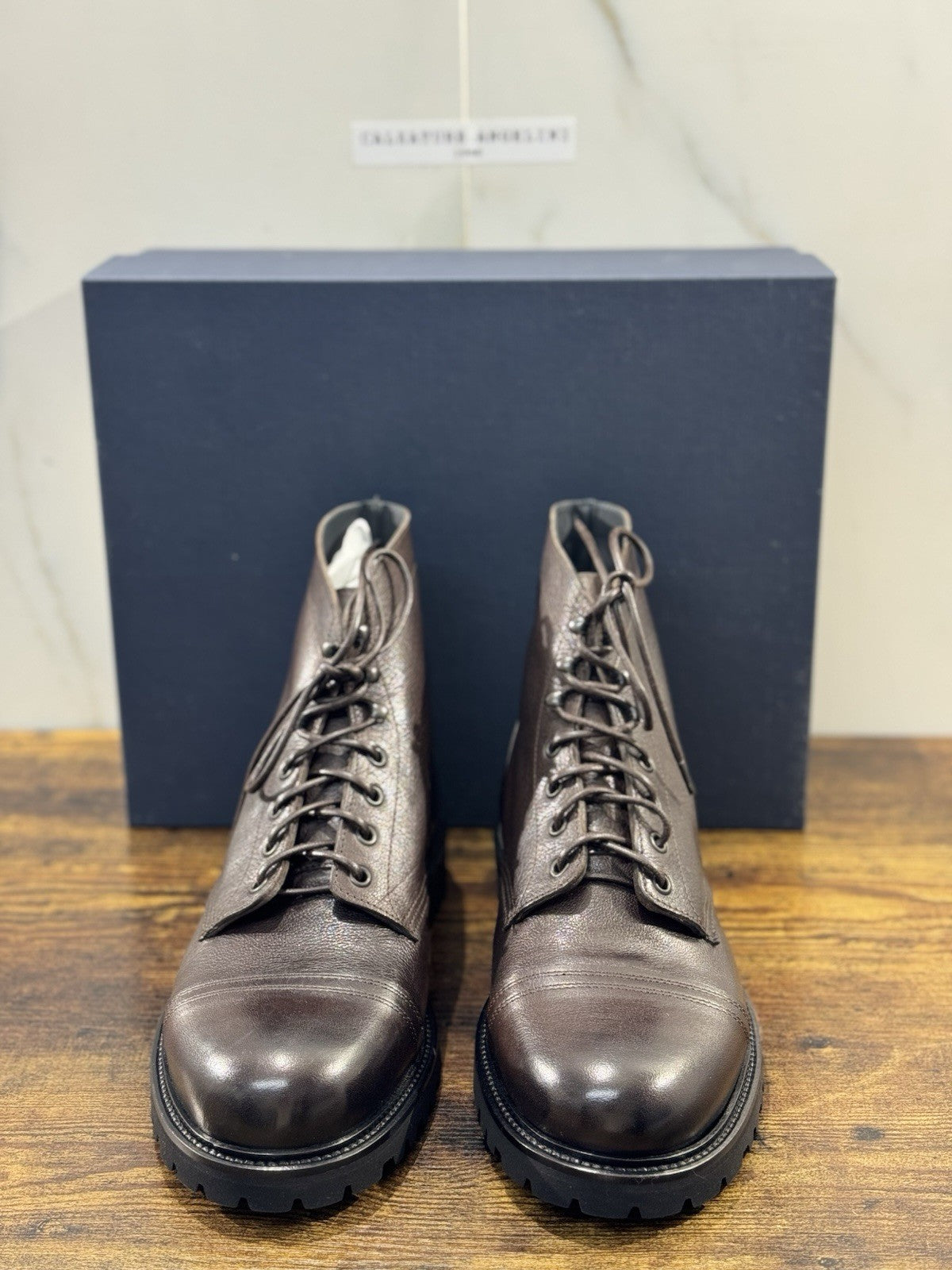 Seboy’s Anfibio Uomo Pelle Marrone Fondo Vibram Extra Light 44
