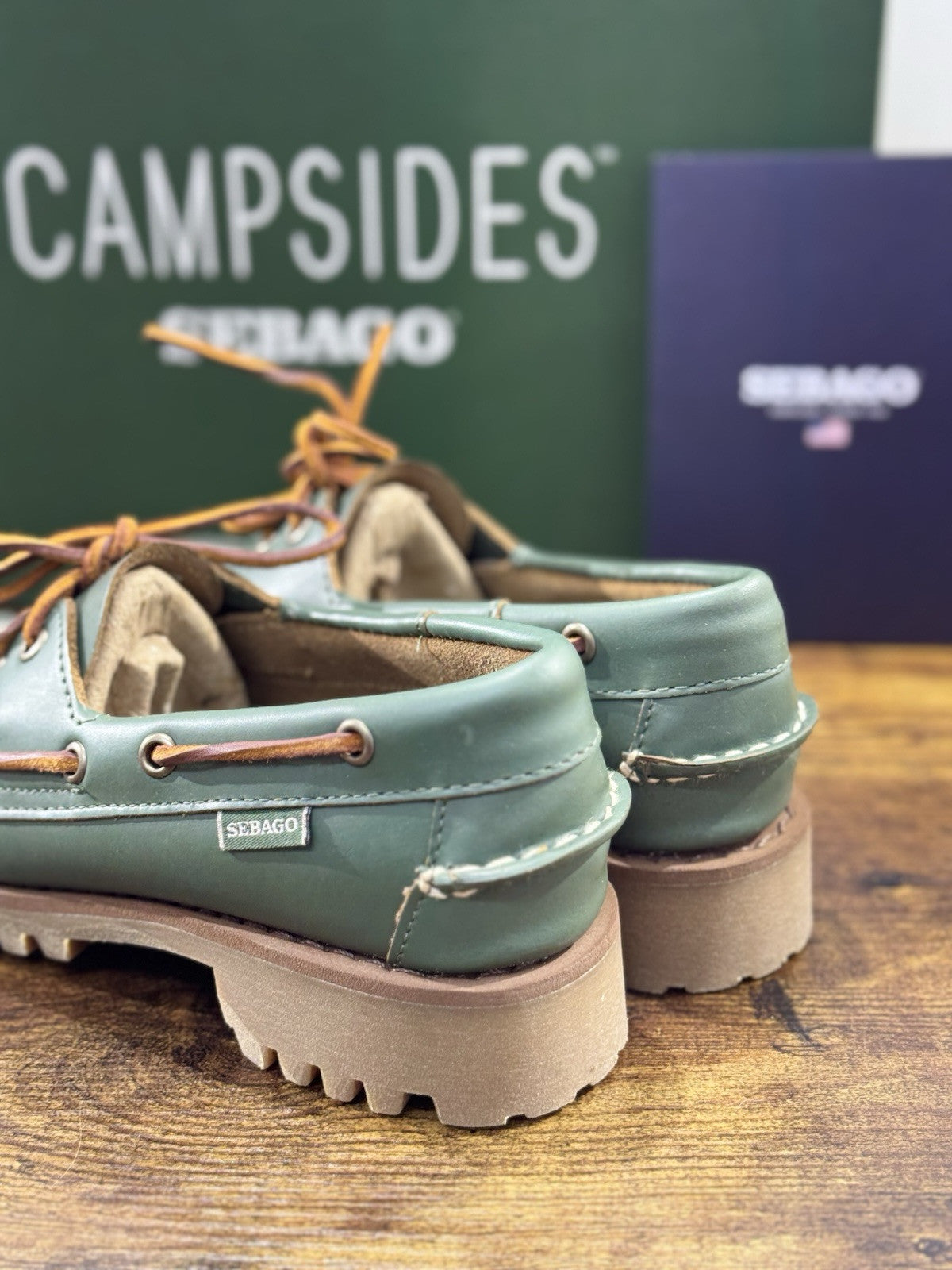 Sebago Mocassino Donna Ranger Pelle Verde Icon Woman Sebago Shoe 38.5