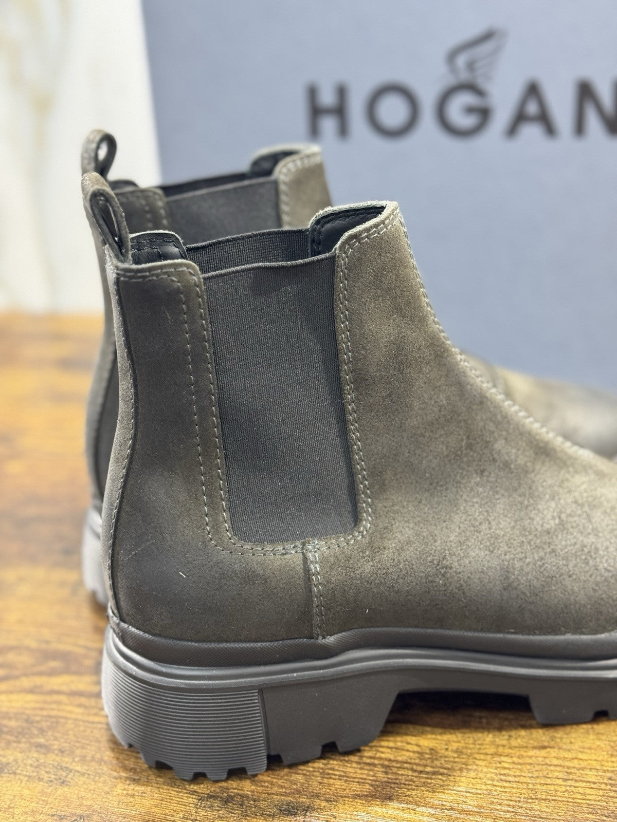 Hogan H629  Chelsea Boot Uomo Suede   Extra Light Casual Hogan Boot Men 40.5
