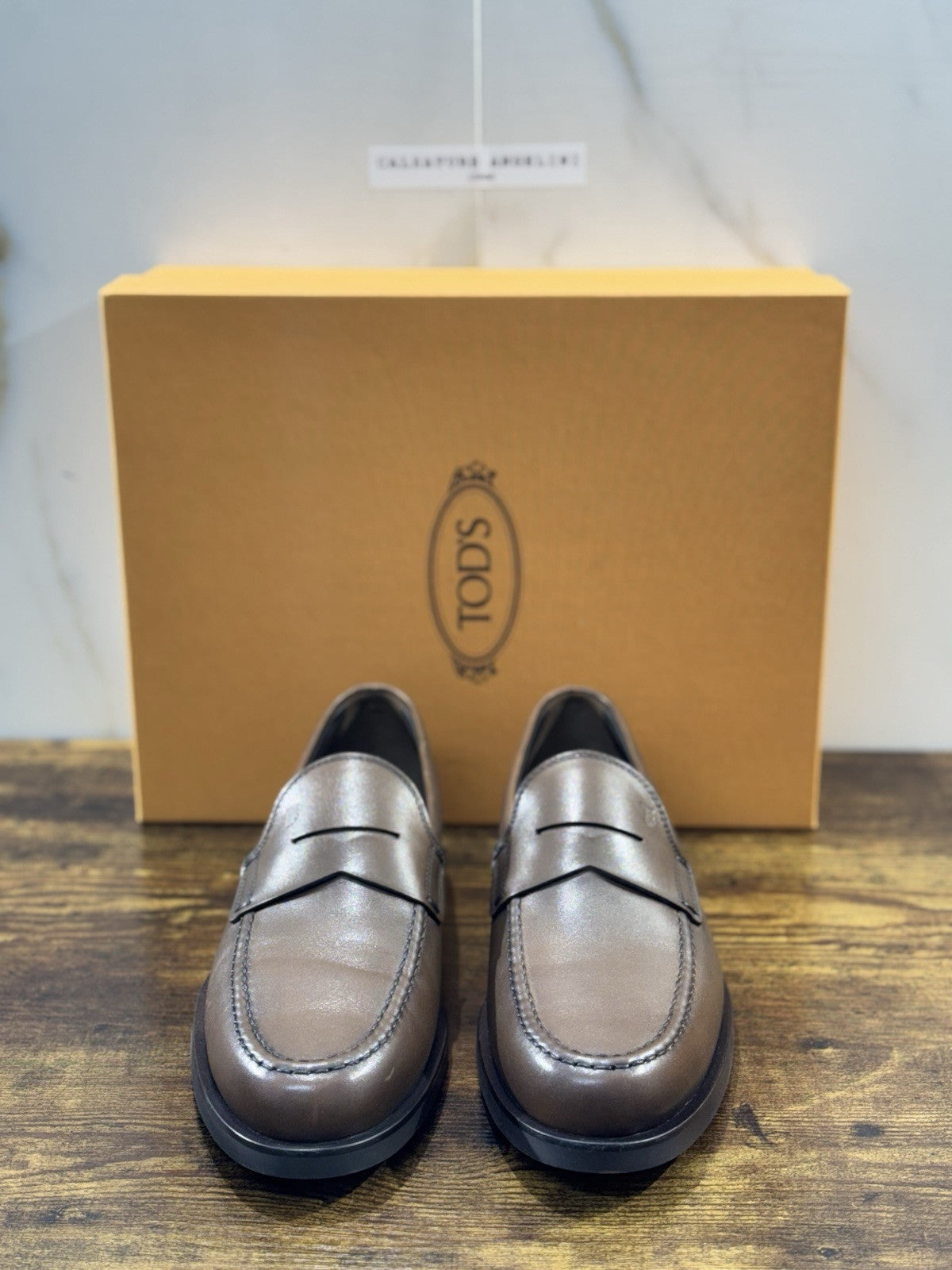 Tod’s Mocassino Uomo Icon  Gommino Pelle Cacao  Brown Luxury Tod’s 42.5