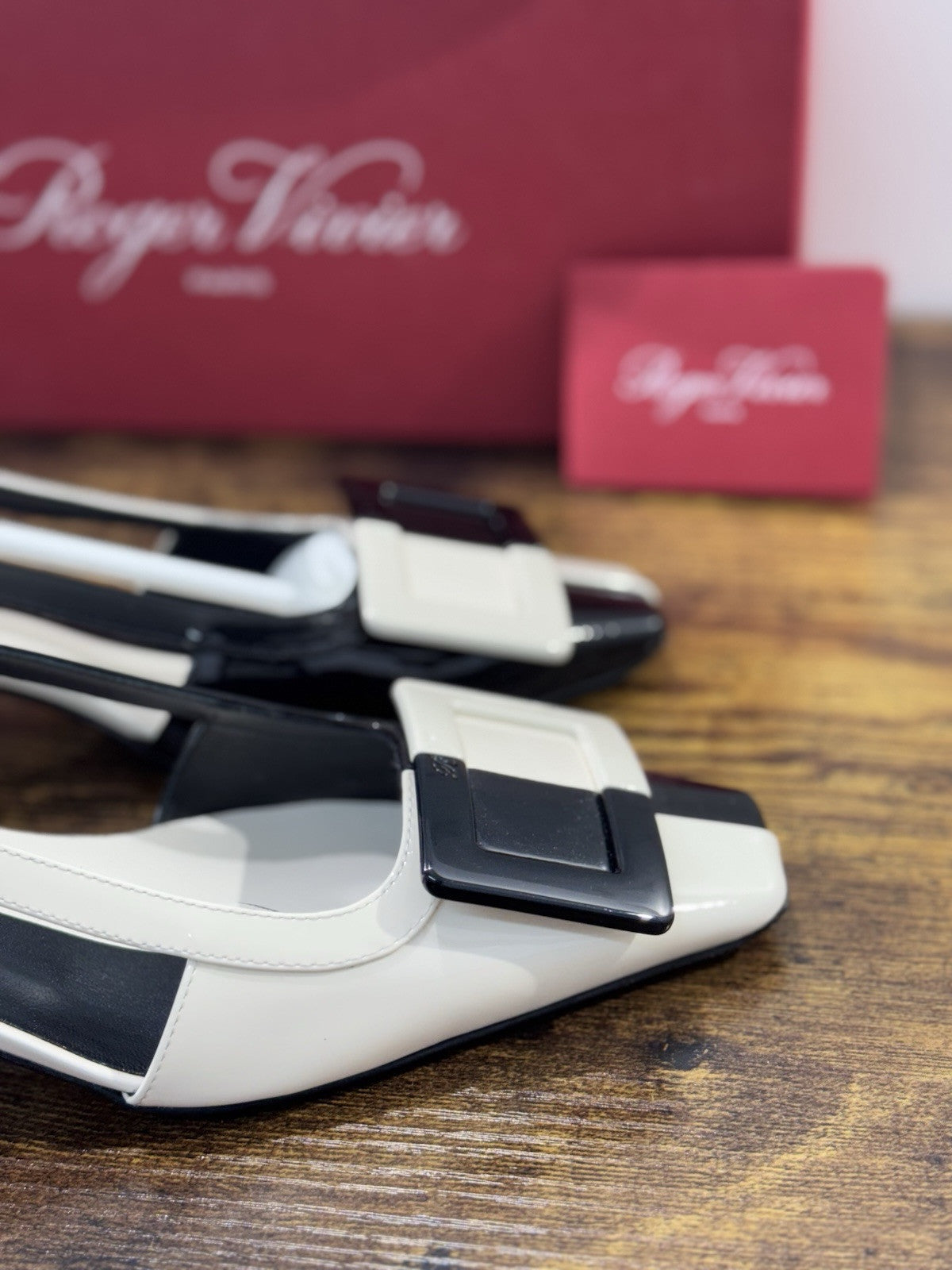 Roger Vivier Décolletés Slingback Belle Vivier 45 Mm  in pelle Nero  Luxury 39