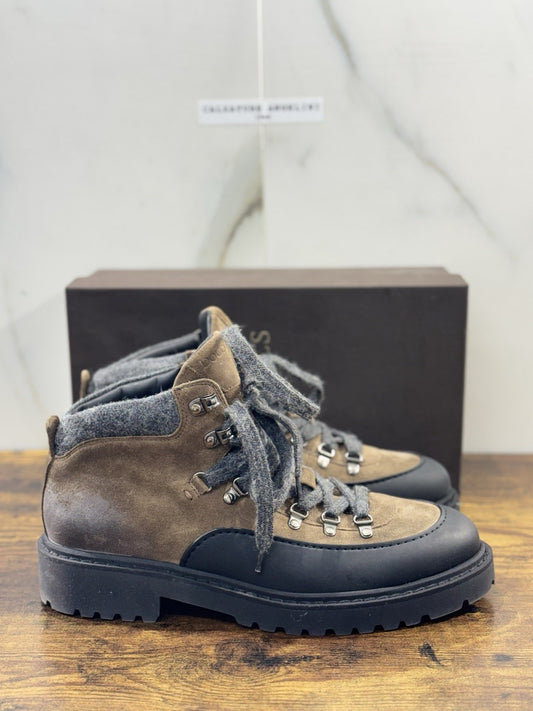 Doucal’s Stivaletto Uomo Pedula  Suede Cacao Fondo Roccia Extra Light Causal 41