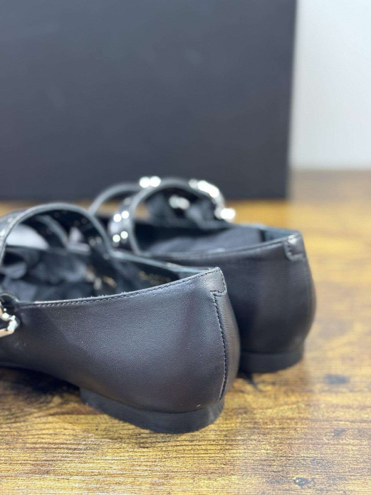 Alohas Ballerina Donna Pelle Nero   Casual Shoe 37