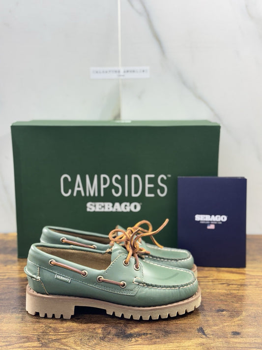 Sebago Mocassino Donna Ranger Pelle Verde Icon Woman Sebago Shoe 37.5