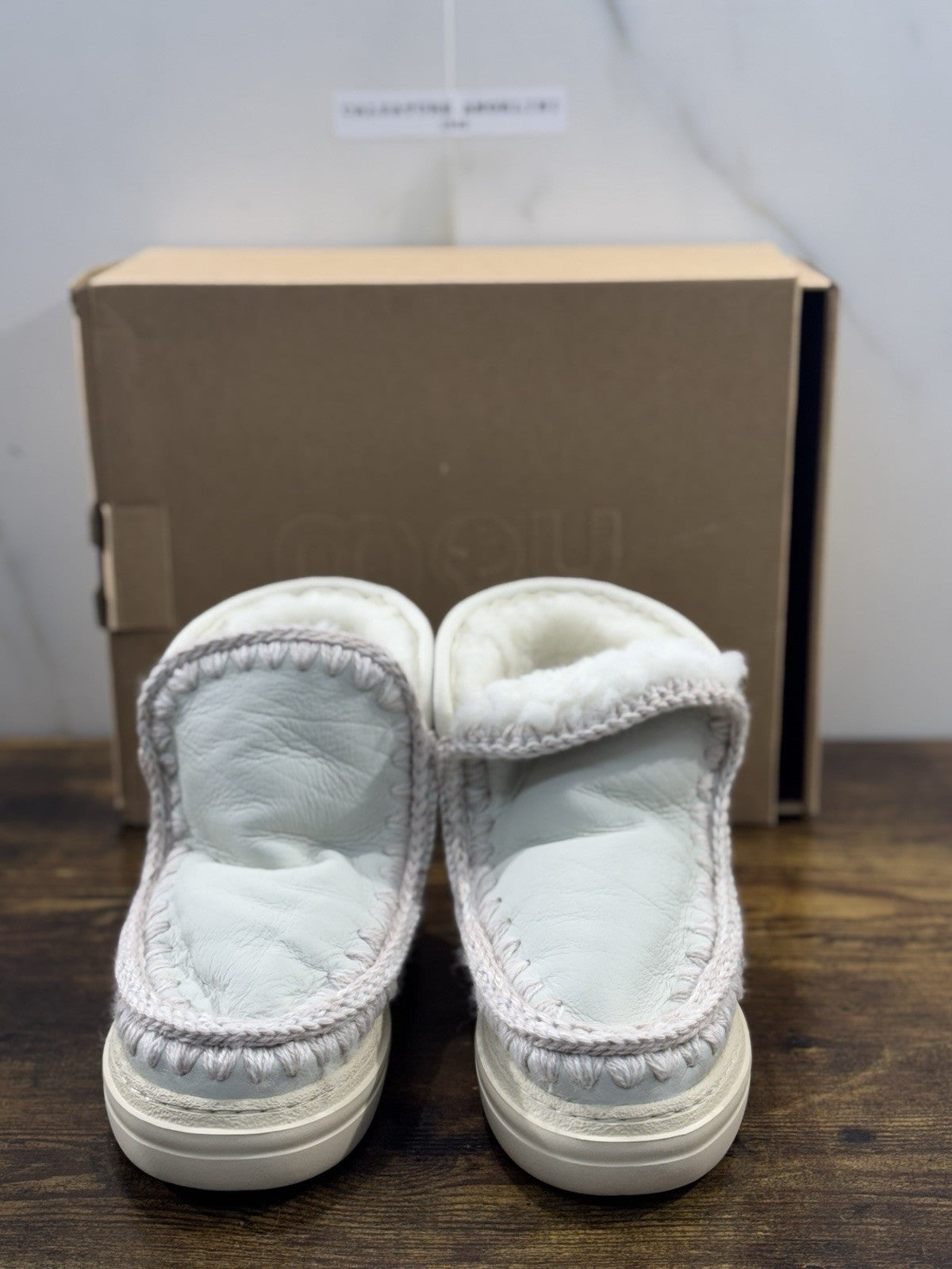 Mou eskimo Sneaker Bold Pelle Bianca   Casual Mou Woman Boot  Pelle 35