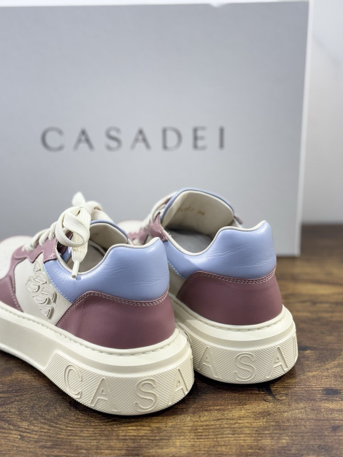 Casadei Sneakers Casadei Off Road in Pelle Multicolor Luxury Casadei Casual 36