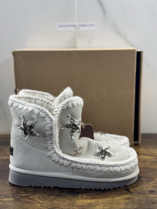 Mou eskimo Wool Stars Avorio Casual Mou Woman Boot  Pietre  Logo 40