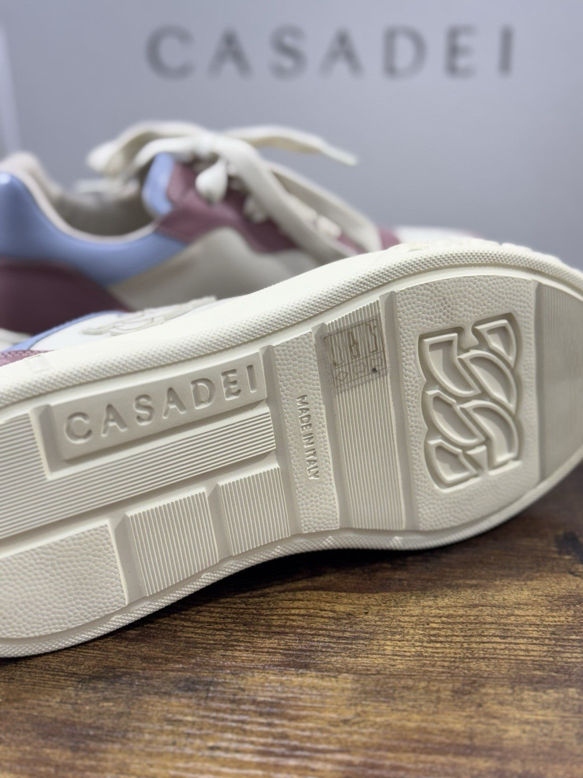 Casadei Sneakers Casadei Off Road in Pelle Multicolor Luxury Casadei Casual 38.5