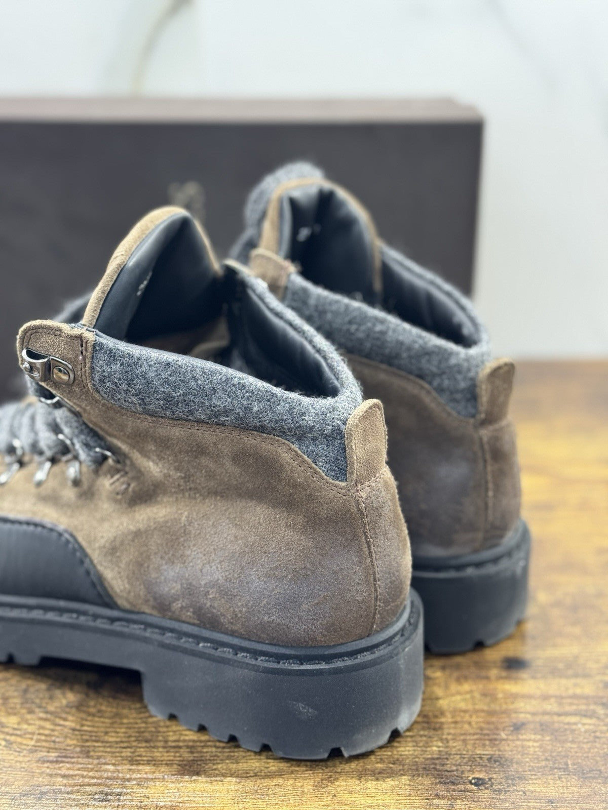 Doucal’s Stivaletto Uomo Pedula  Suede Cacao Fondo Roccia Extra Light Causal 41
