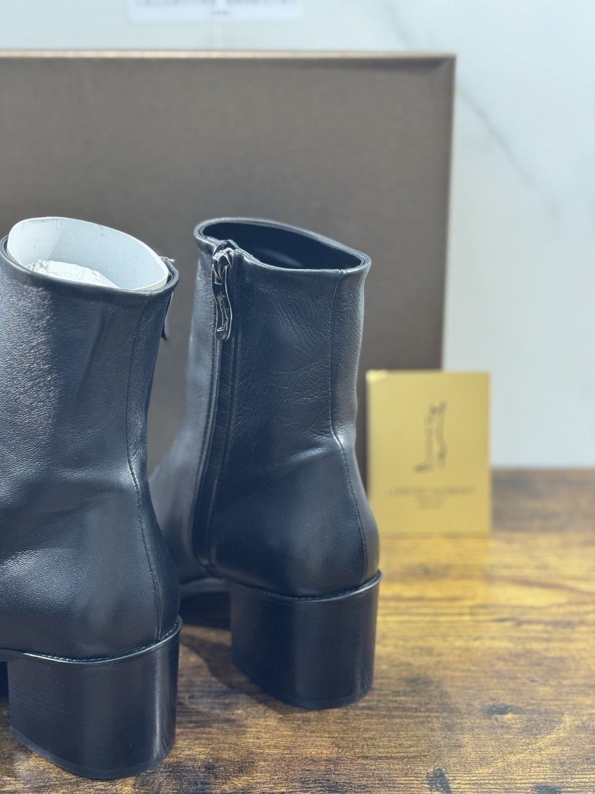Lorenzo Masiero Artigiani Veneziani Stivaletto  Nappa  Fondo Vibram 40