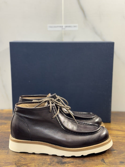 Seboy’s Polacco  Ingegniere Uomo Pelle Marrone Fondo Vibram Extra Light 40