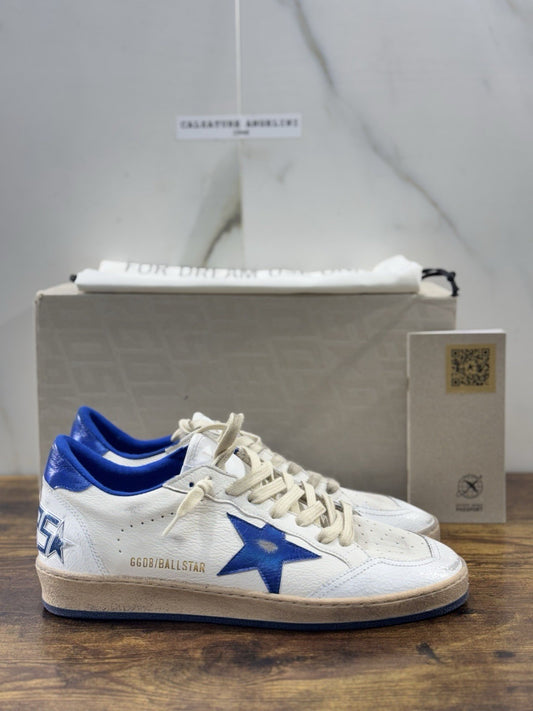 Golden Goose Ball Star Sneaker Uomo White Bluet    Luxury Casual Golden Goose 41