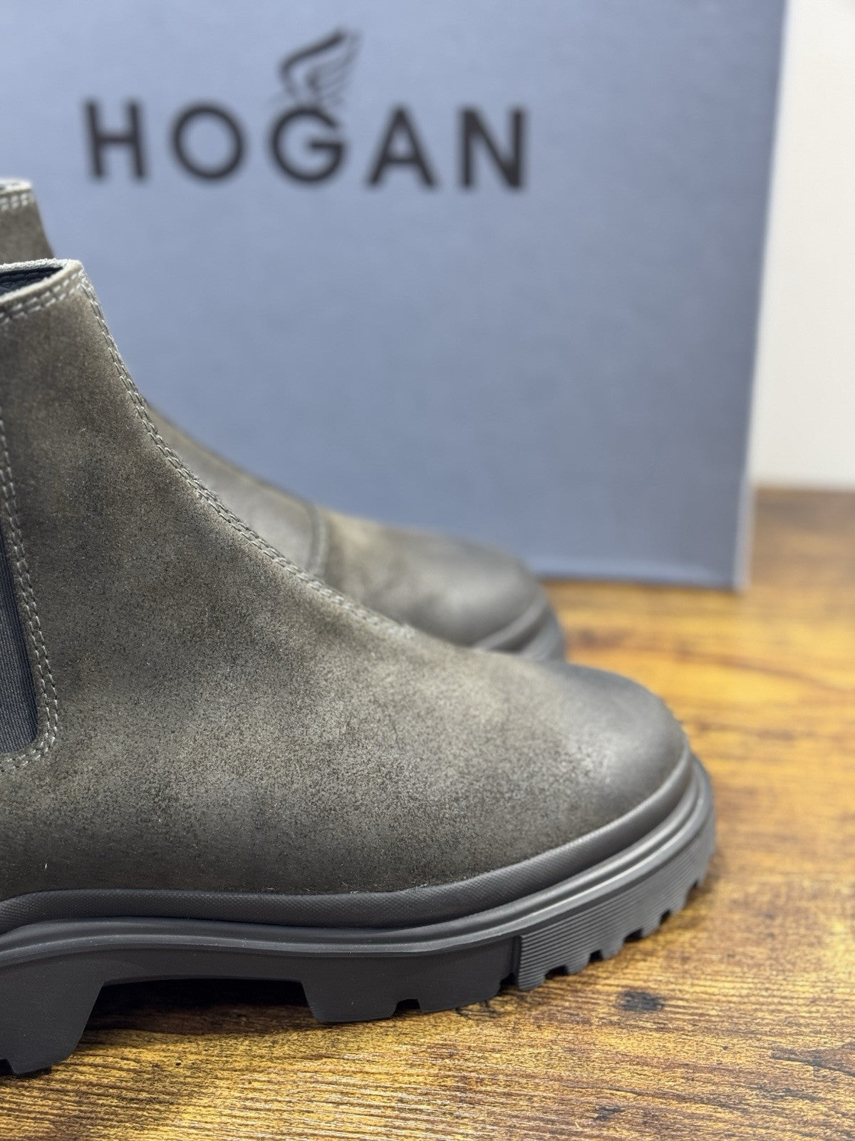 Hogan H629  Chelsea Boot Uomo Suede   Extra Light Casual Hogan Boot Men 40.5