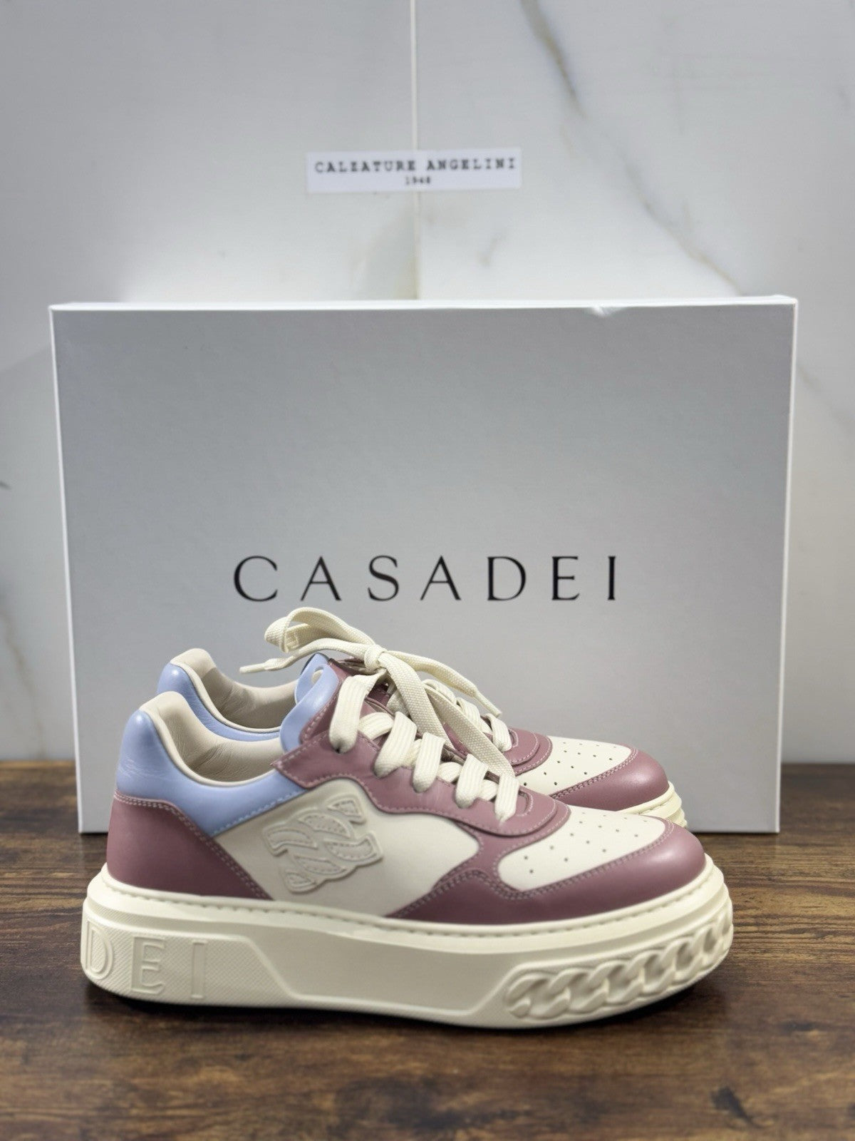 Casadei Sneakers Casadei Off Road in Pelle Multicolor Luxury Casadei Casual 38