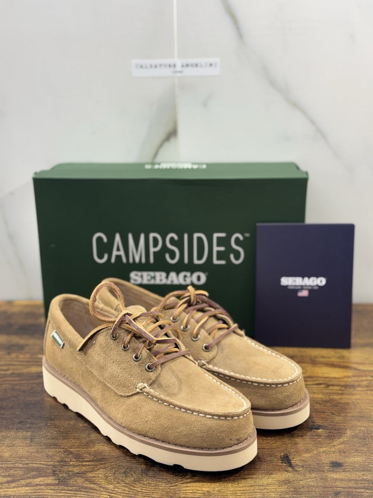 Sebago Askookfield Suede Beige Scarpa Uomo Icon Sebago 43.5