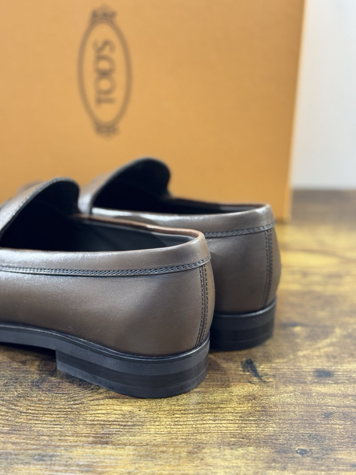 Tod’s Mocassino Uomo Icon  Gommino Pelle Cacao  Brown Luxury Tod’s 42.5