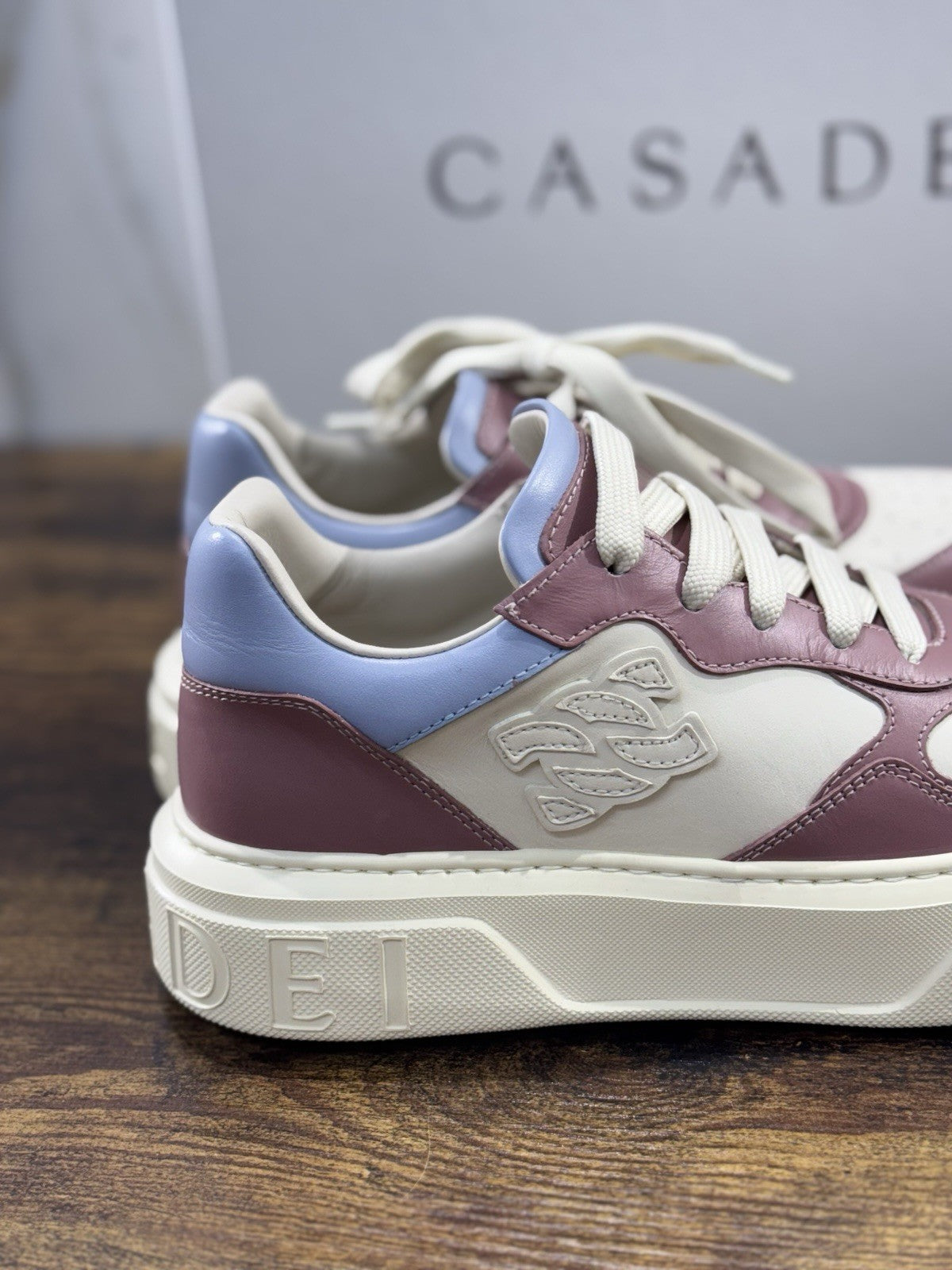 Casadei Sneakers Casadei Off Road in Pelle Multicolor Luxury Casadei Casual 38.5