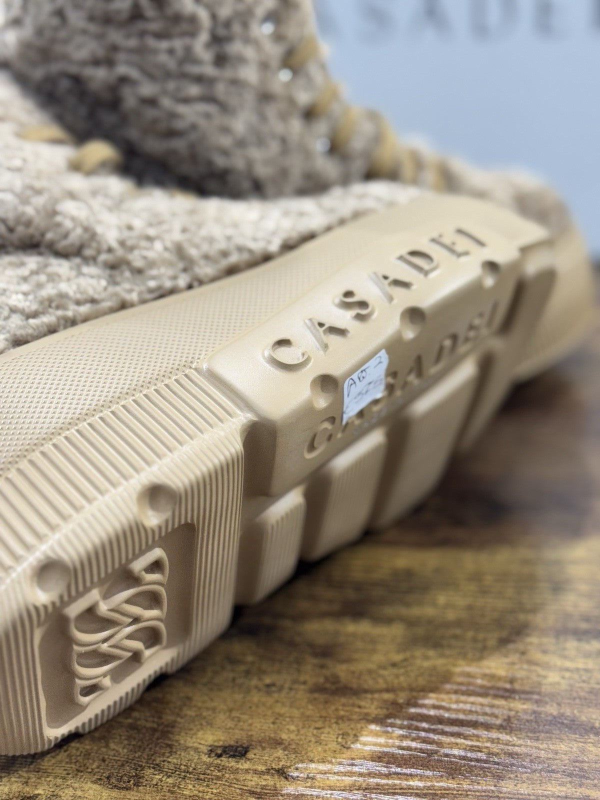 Casadei SNEAKER NEXUS HIGH IN PELLE Caramello Zeppa Casual Casadei 36