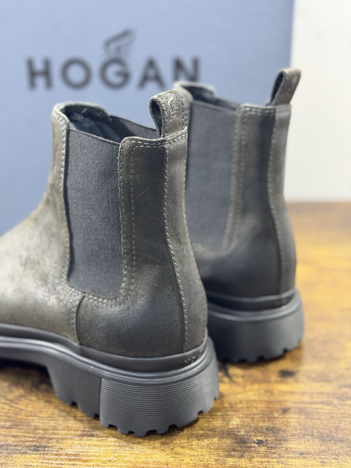 Hogan H629  Chelsea Boot Uomo Suede   Extra Light Casual Hogan Boot Men 40.5