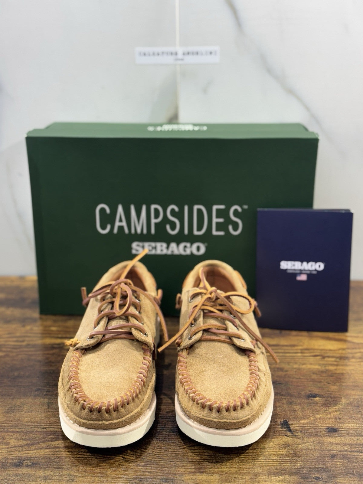 Sebago Keuka Oil Beige Scarpa Uomo Icon Sebago 41.5
