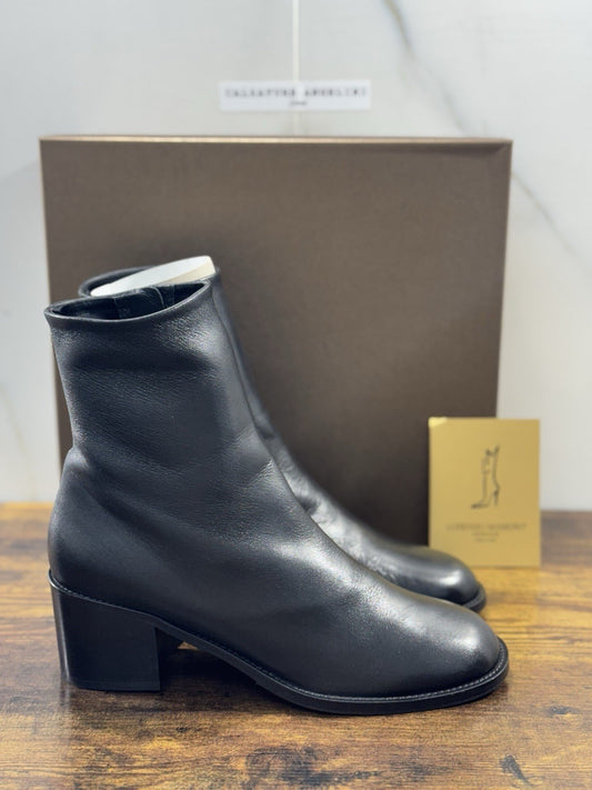 Lorenzo Masiero Artigiani Veneziani Stivaletto  Nappa  Fondo Vibram 40