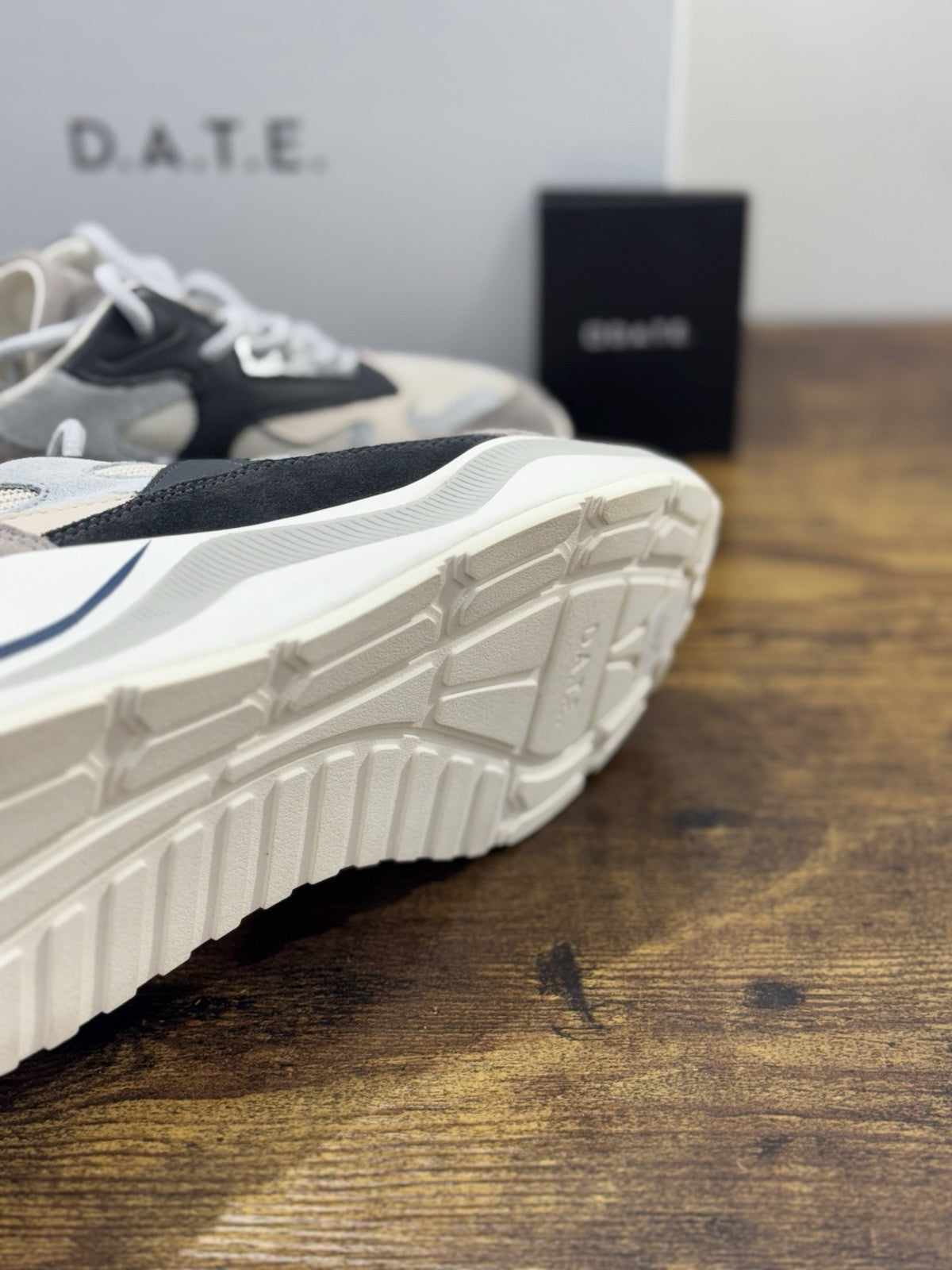 D.A.T.E Fuga Dragon Donna   sneaker Pelle Ivory   Casual Shoes 36