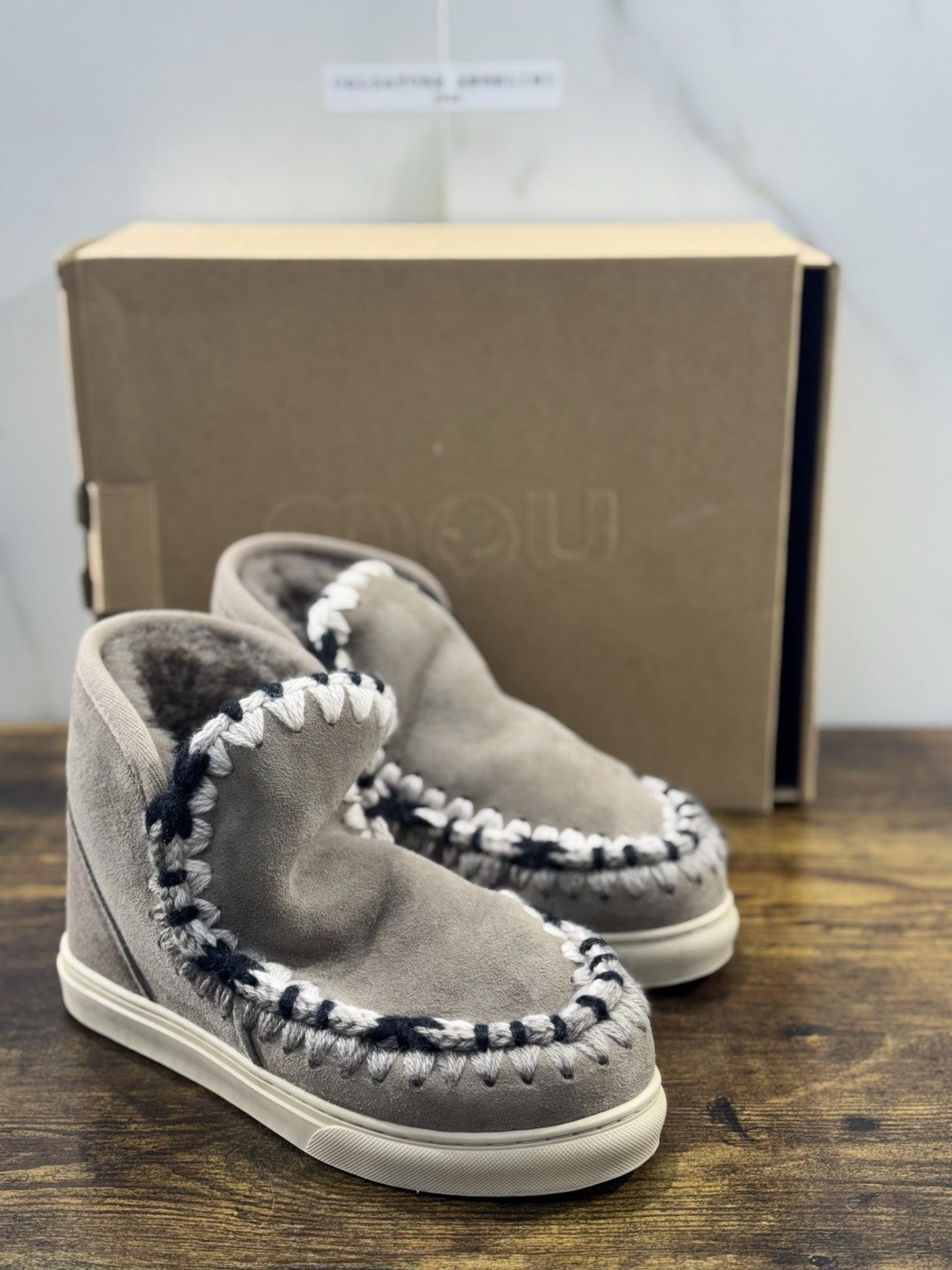 Mou eskimo Sneaker Suede Fango Casual Mou Woman Boot  Stelle 36
