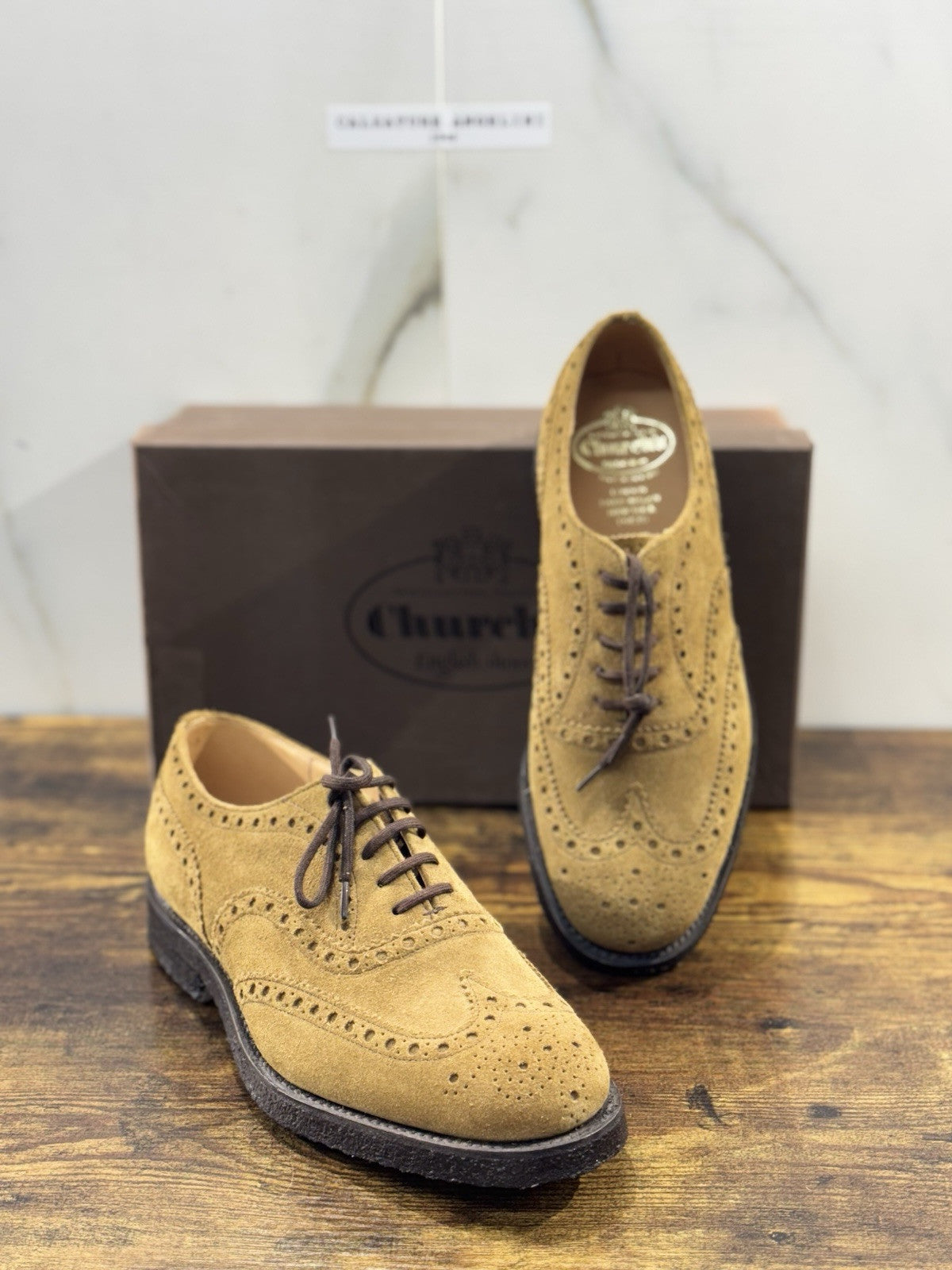 Church’s Fairfield Brogue Uomo Suede Maracca Icon Church’s Men Shoes 41