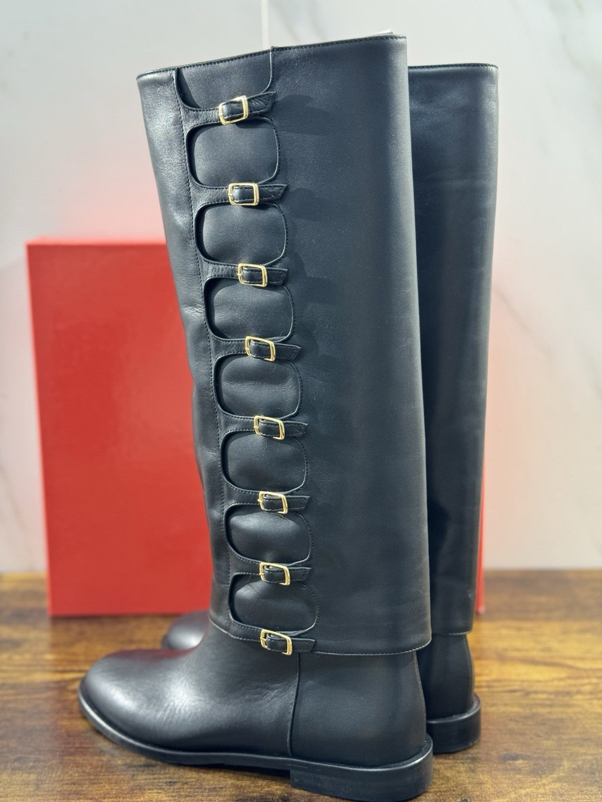 WO Milano Stivale  donna Pelle Nero     casual boot tacco luxury 36