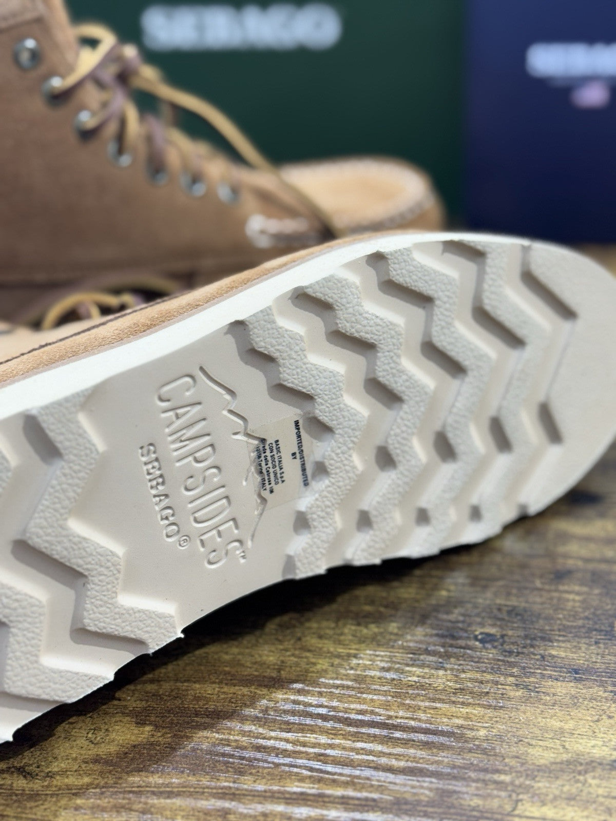 Sebago Tala Mid Suede Mocha Boot Uomo Icon Sebago Boot 43.5