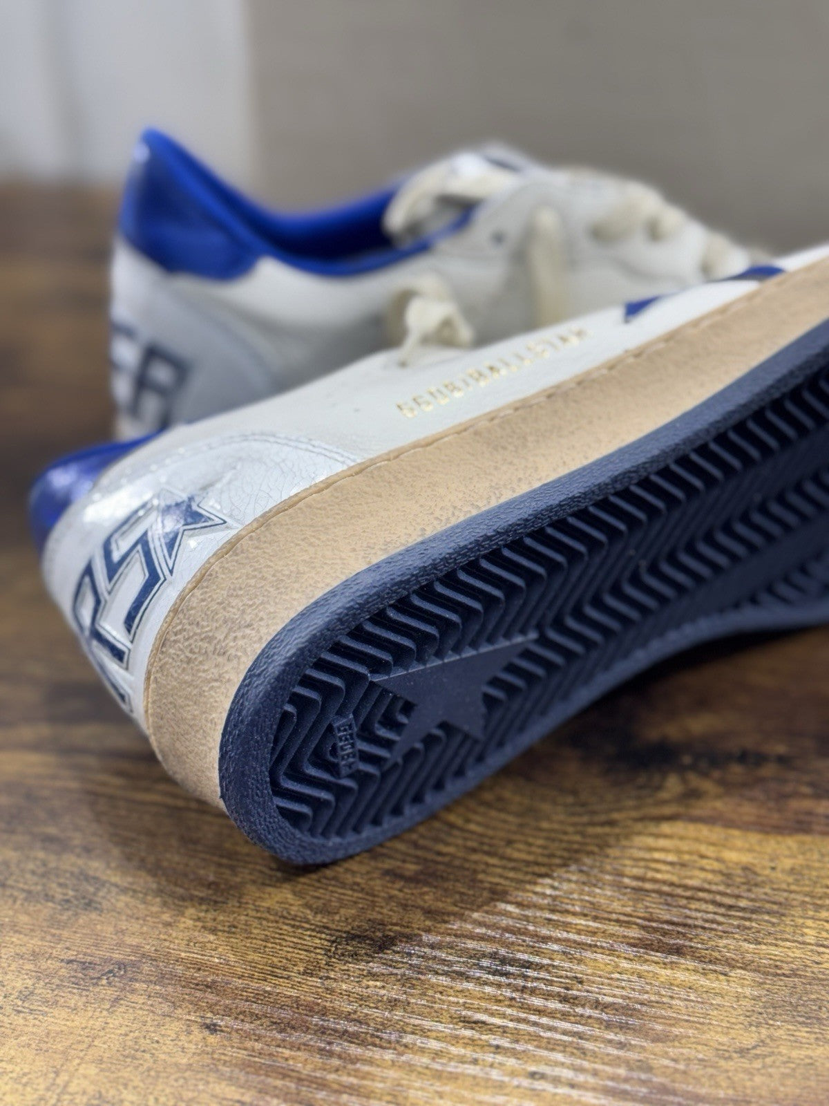 Golden Goose Ball Star Sneaker Uomo White Bluet    Luxury Casual Golden Goose 41