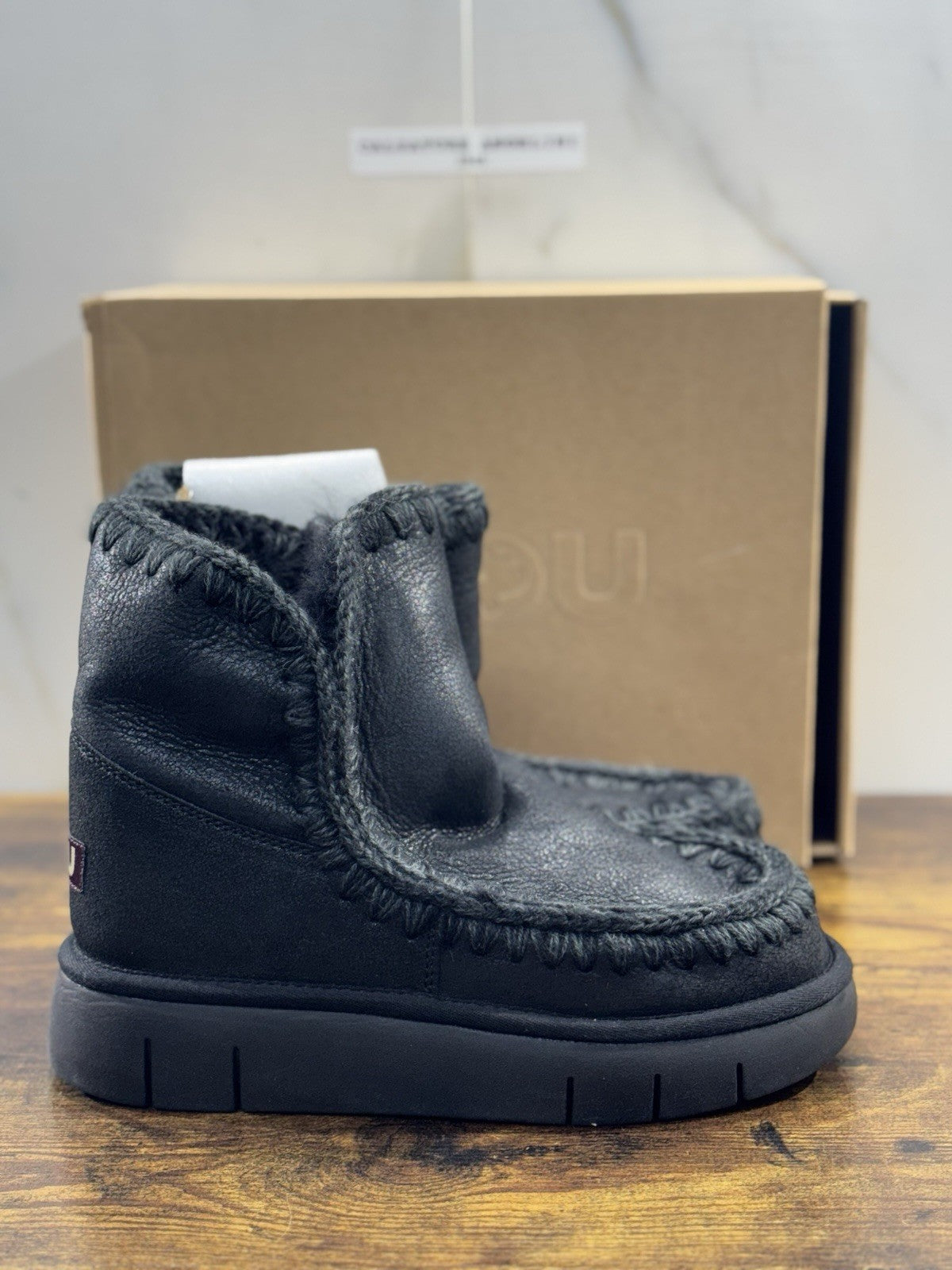 Mou eskimo 18 Bounce  Mou Woman Boot  Suede Nero 40