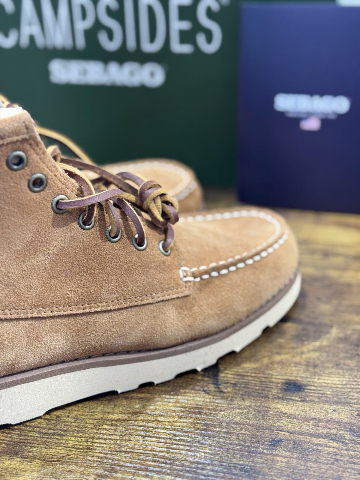Sebago Tala Mid Suede Mocha Boot Uomo Icon Sebago Boot 43.5