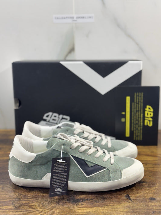 4B12 Sneaker Uomo Suprime   Pelle Military Washed SuedeSneaker    Casual Shoe 41