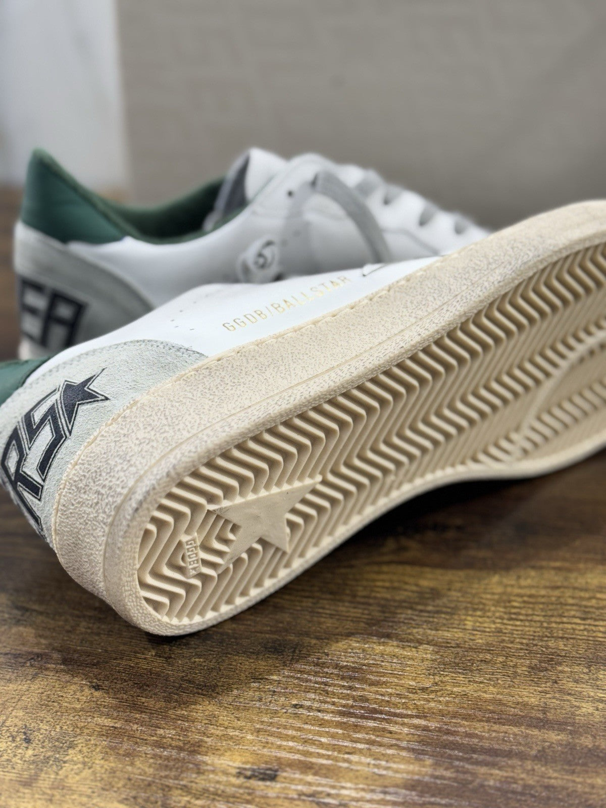 Golden Goose Ball Star Sneaker Uomo White Green    Luxury Casual Golden Goose 41