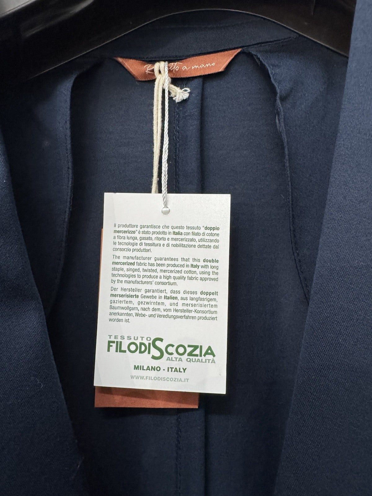 Twenty One Giacca Uomo 2 Bottoni  Blu Filo Di Scozia 54