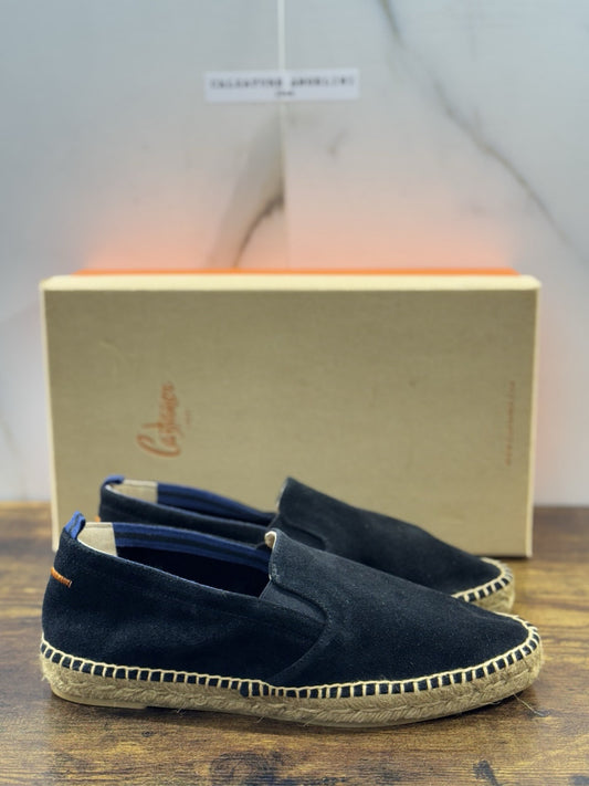 Castagner Espadrillas Uomo Mocassino Suede Nero  Original 41