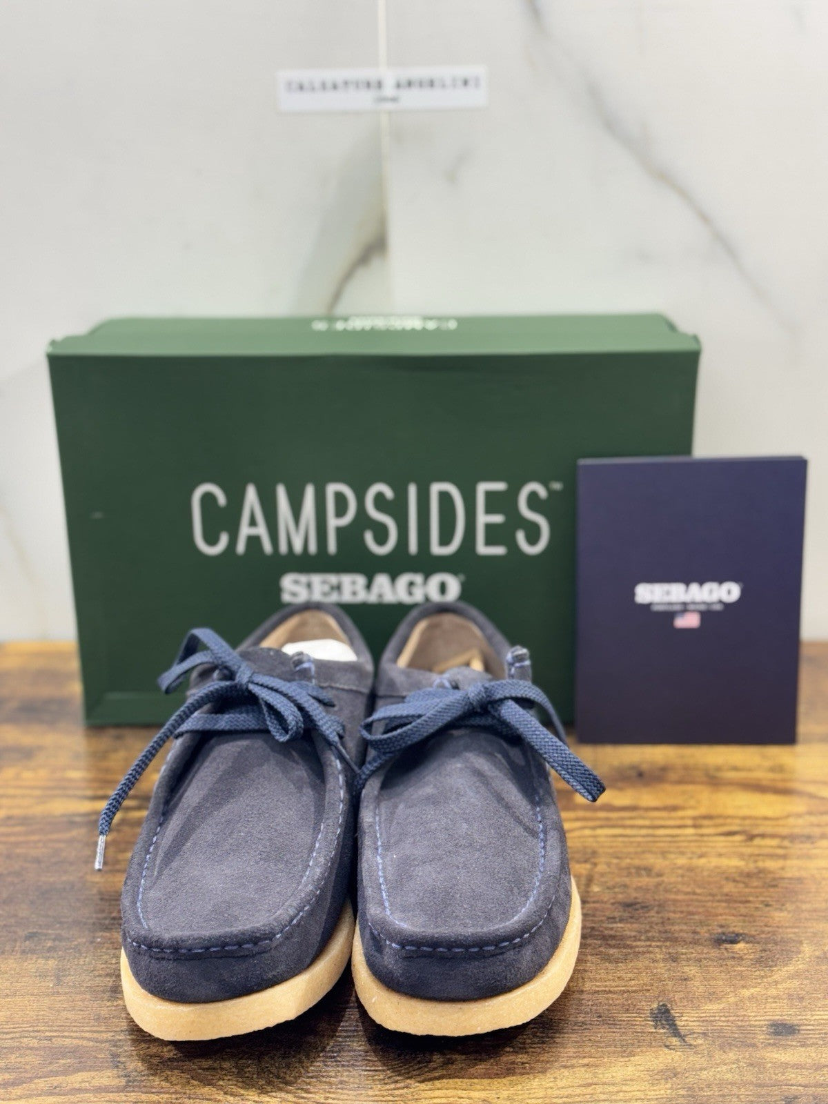 Sebago Koala  Pelle Suede Blu   Scarpa Uomo Icon Sebago 41.5