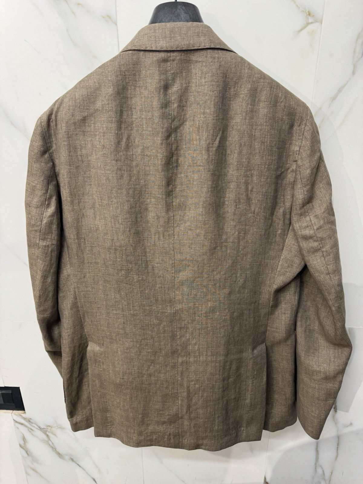 Abito Breras Milano 100% Lino Tortora  Made In Italy 48