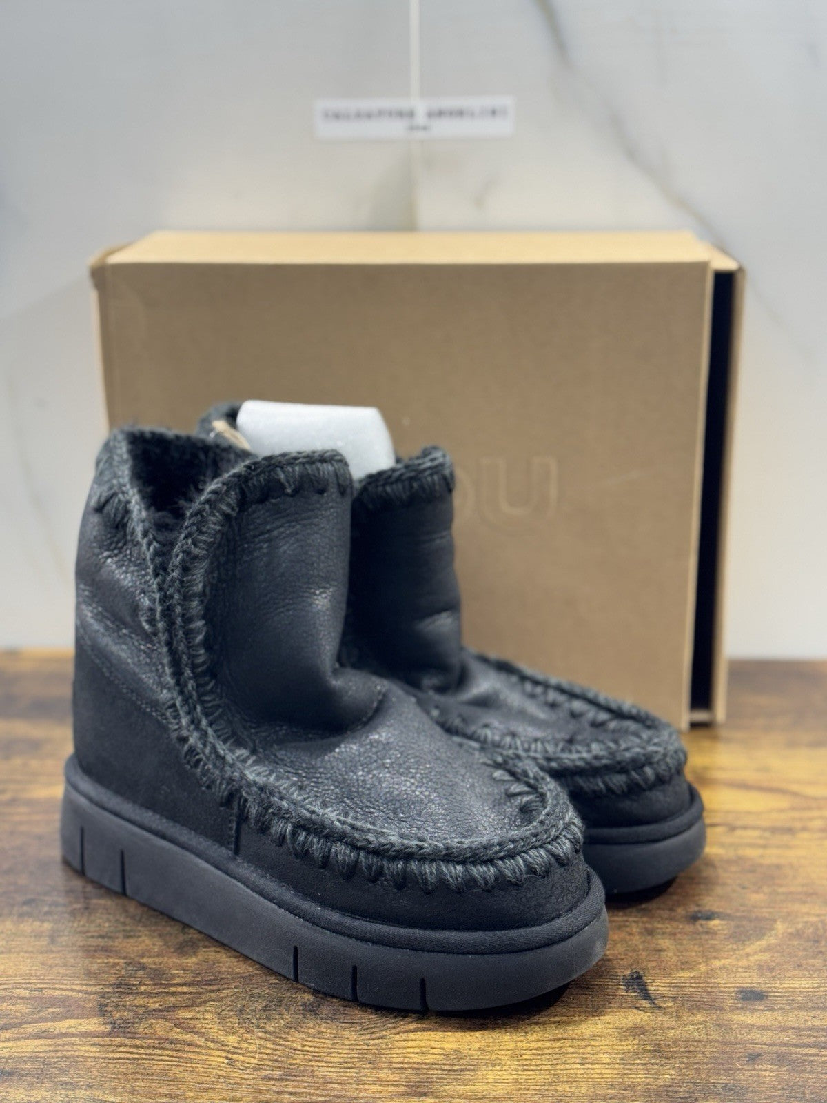 Mou eskimo 18 Bounce  Mou Woman Boot  Suede Nero 40