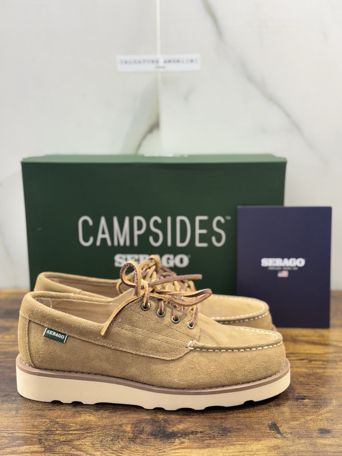 Sebago Askookfield Suede Beige Scarpa Uomo Icon Sebago 43.5