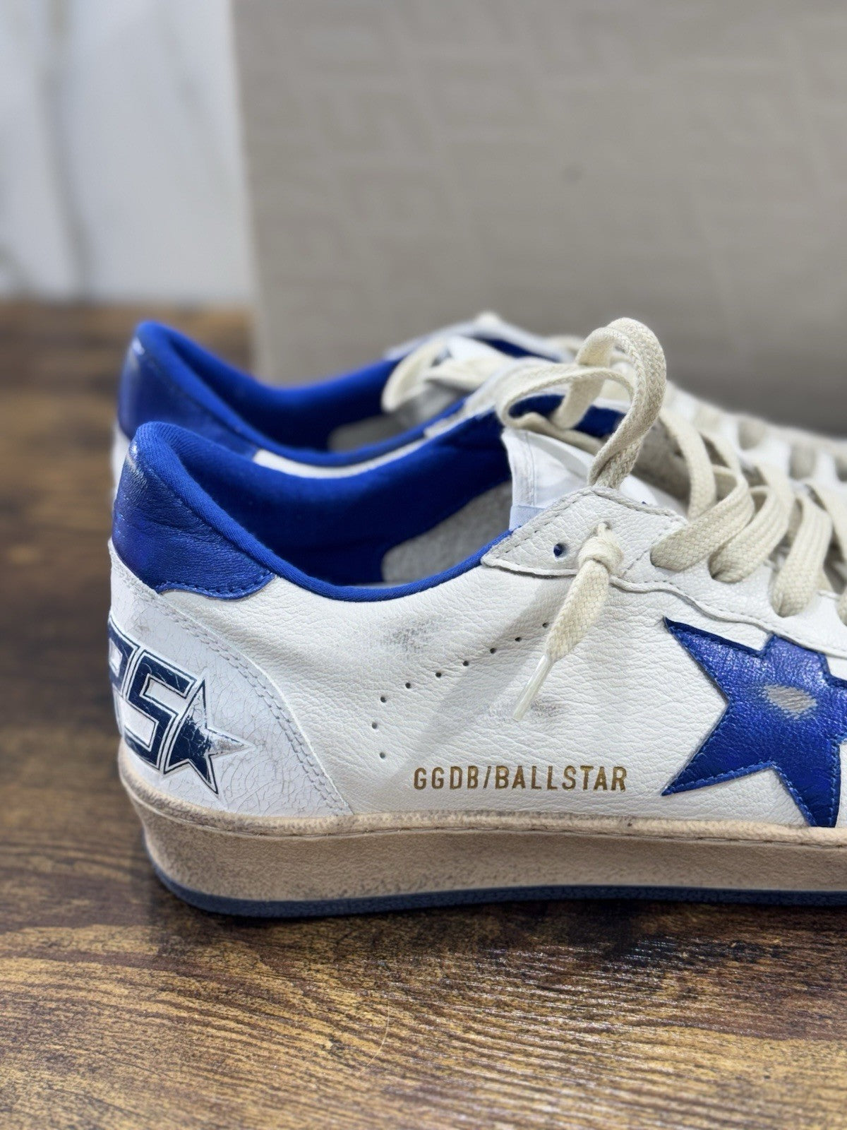 Golden Goose Ball Star Sneaker Uomo White Bluet    Luxury Casual Golden Goose 41