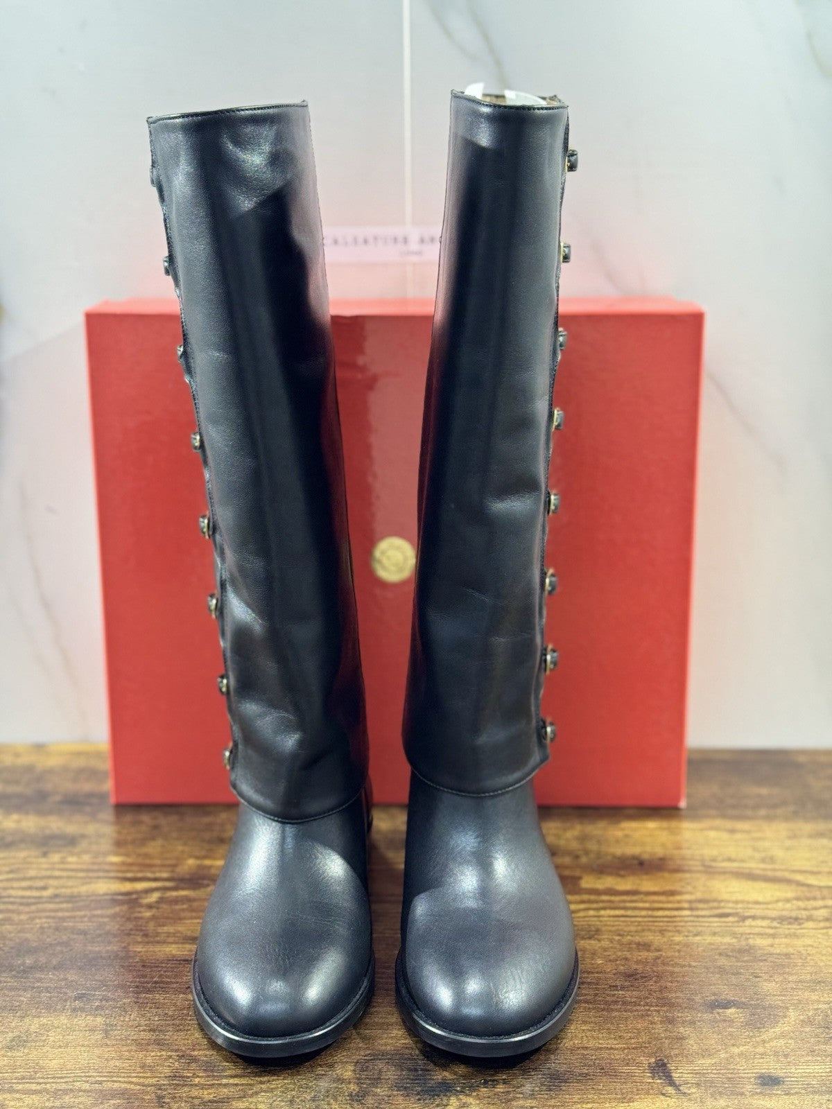 WO Milano Stivale  donna Pelle Nero     casual boot tacco luxury 36