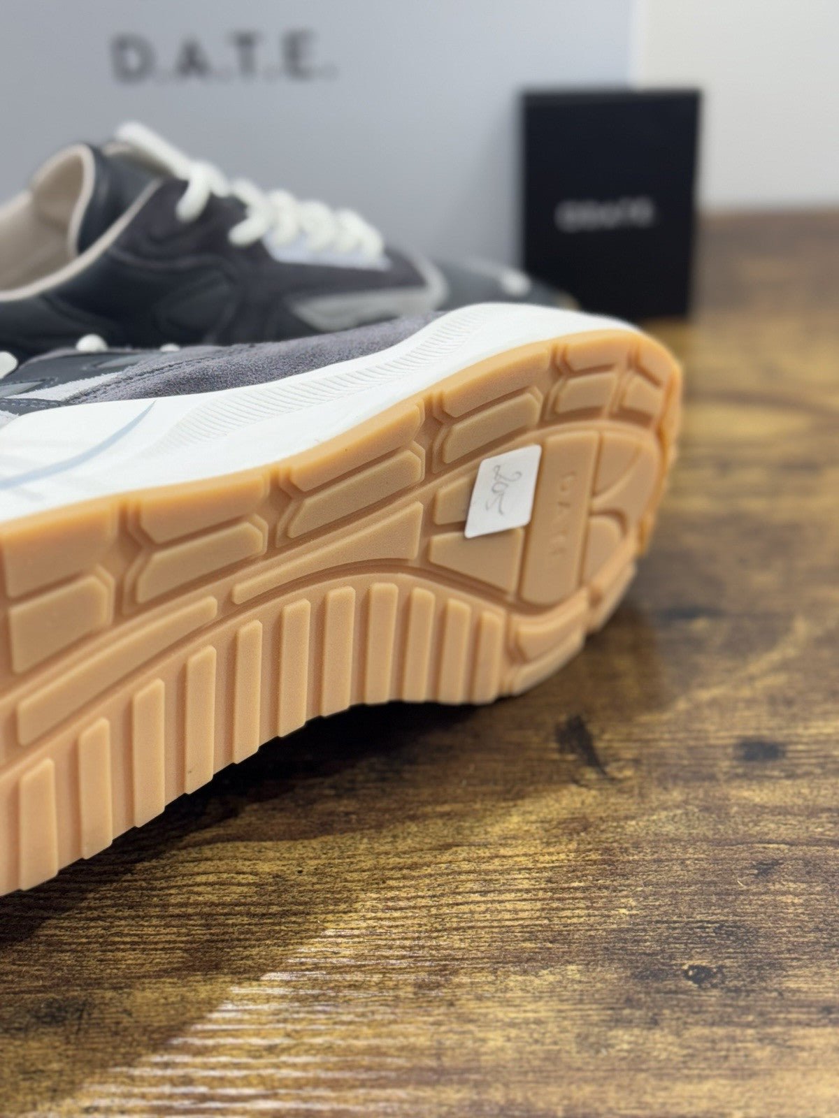 D.A.T.E Fuga Dragon Donna   sneaker Pelle Wax Antracite    Casual Shoes 36