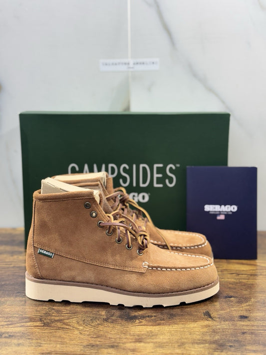 Sebago Tala Mid Suede Mocha Boot Uomo Icon Sebago Boot 41