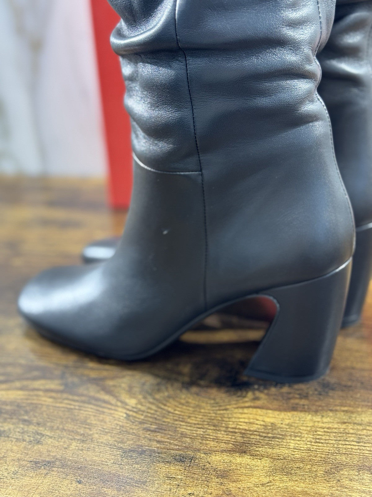 WO Milano Stivale  donna Pelle Nero Super Soft     casual boot tacco luxury 39