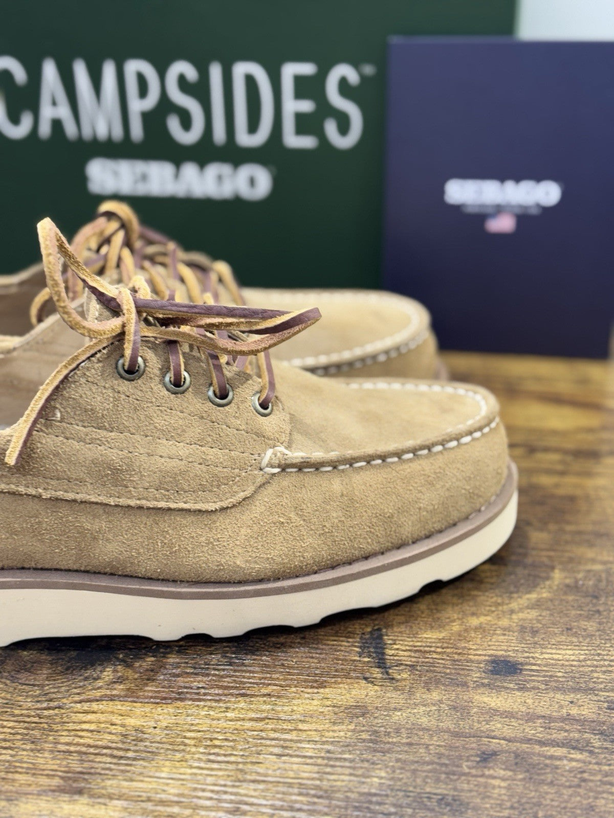 Sebago Askookfield Suede Beige Scarpa Uomo Icon Sebago 43.5
