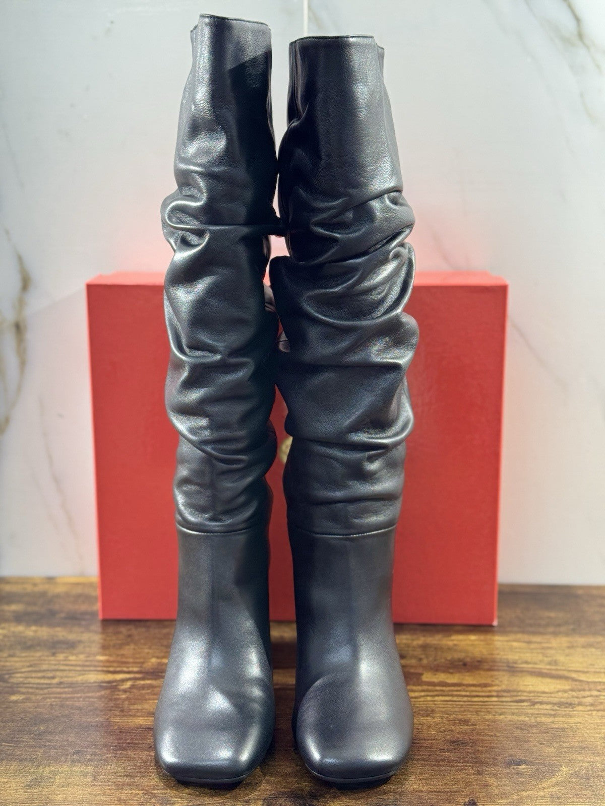 WO Milano Stivale  donna Pelle Nero Super Soft     casual boot tacco luxury 39